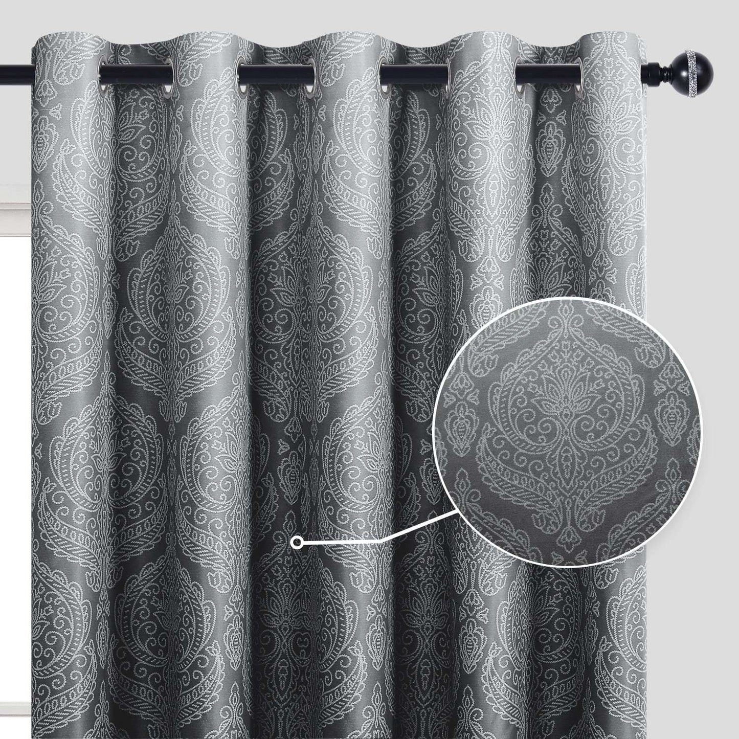 Ombre Blackout Curtains – Cozy Light Blocking Panels