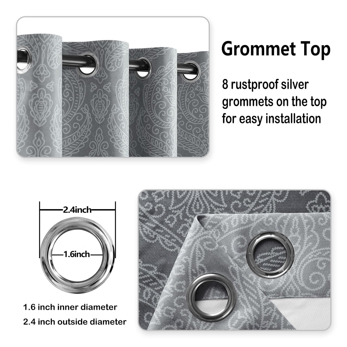 Ombre Blackout Curtains – Cozy Light Blocking Panels