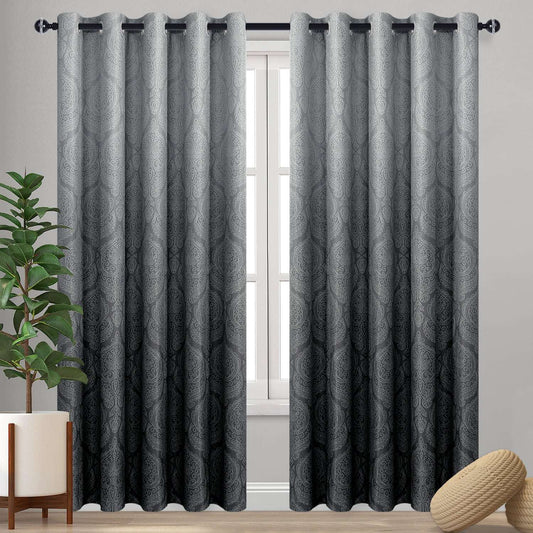 Ombre Blackout Curtains – Cozy Light Blocking Panels